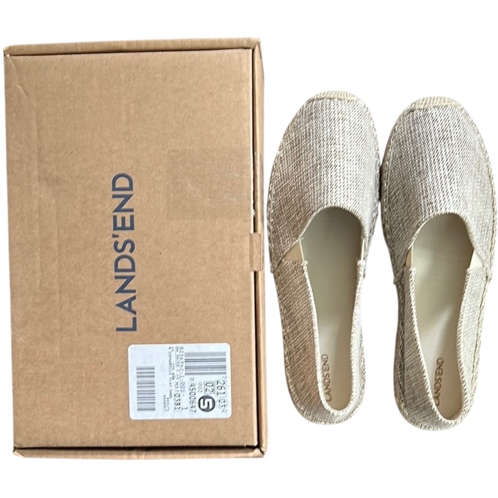 Lands' End Women's Tan Slip-On Shoes